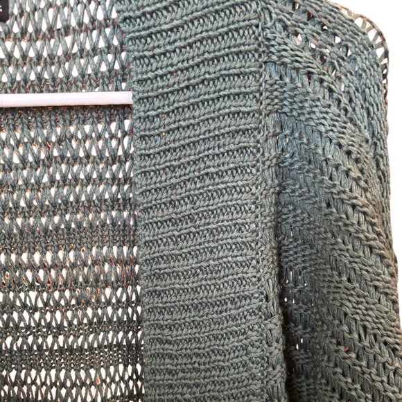 a.n.a Women's Open-Front Cardigan - Army Green - Picture 4 of 8